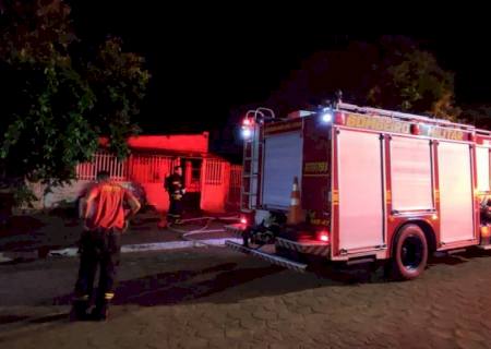 Casa é incendiada duas vezes em Bataguassu