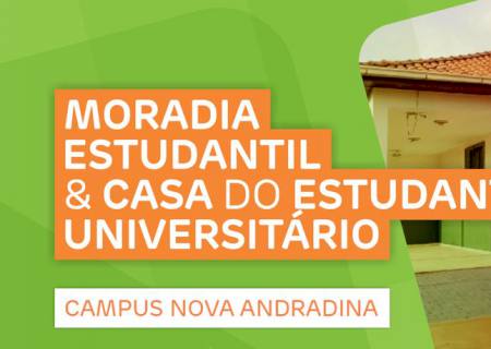 IFMS abre seleções para moradia de estudantes em Nova Andradina