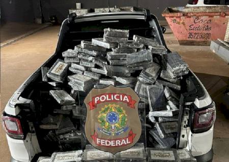 Em Bataguassu, Polícia Federal apreende quase meia tonelada de cocaína