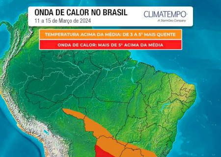 Nova onda de calor pode elevar temperaturas até 40 graus em MS