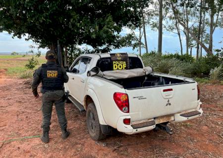 DOF recupera caminhonete roubada no Paraná