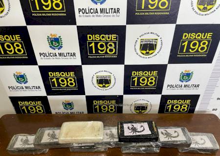 Traficante é preso com pasta base de cocaína em Ponta Porã