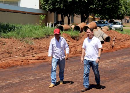 Infraestrutura fiscaliza avanço das obras de urbanização dos acessos ao Portal do Parque