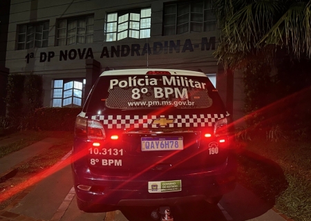 Em Nova Andradina, jovem sem CNH é preso após empinar moto suspeito de embriaguez na frente de viatura