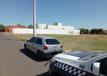 Polícia Militar recupera carro horas após ser furtado em Nova Andradina