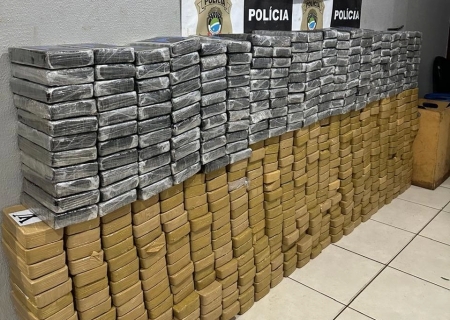 Recorde histórico: Denar apreende mais de meia tonelada de cocaína em MS que iria para SP e Europa