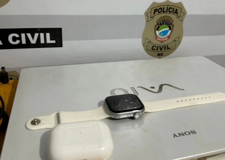 Polícia Civil recupera objetos furtados, identifica e indicia criminoso e receptadores em Batayporã