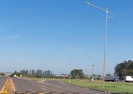 Vereadores cobram informações sobre problemas em luminárias da BR- 376, na saída para Ivinhema