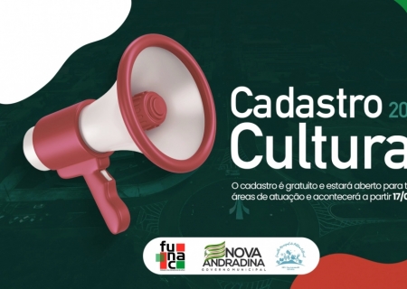 Nova Andradina abre Cadastro Cultural 2024 para mapear agentes e espaços culturais