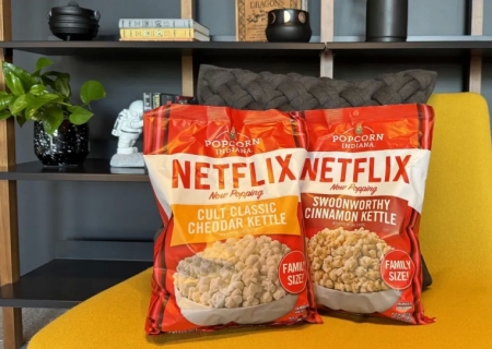 Netflix lança a própria linha de pipocas com sabores doce e salgado