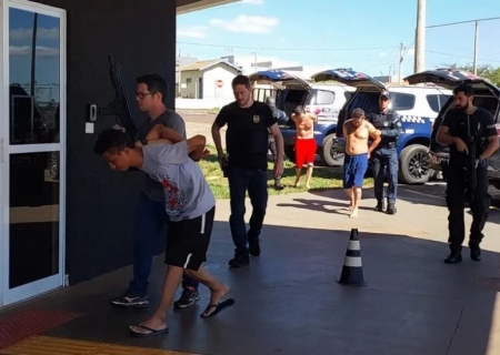Quadrilha que assaltou comércios é presa em Bataguassu