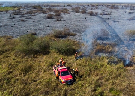 Governo de MS mantém ações permanentes para conter incêndios no Pantanal