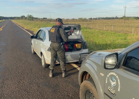 Foragido da Justiça é preso com mais de 700 kg de maconha em Tacuru