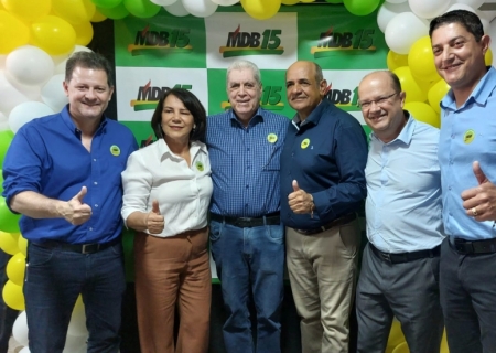 Ao lado de Barbosinha, Renato Câmara e Puccinelli, Roberto Nem é oficializado como candidato pelo MDB em Taquarussu