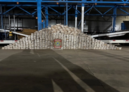 PF apreende mais de 600 kg de cocaína em Brasilândia