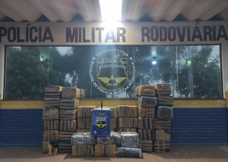 Caminhonete com mais de uma tonelada de maconha capota na MS-162 em Dourados