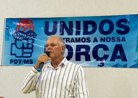 PDT marca convenção para oficializar candidatura de Milton Sena em Nova Andradina