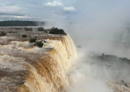 Vazão das Cataratas está em 4,7 milhões de litros por segundo