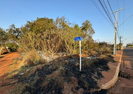 Vídeo: Área atingida pelo fogo em mata aos fundos do bairro Pedro Pedrossian pode chegar a 8 hectares