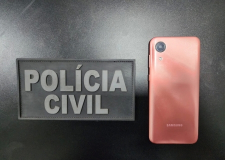 Polícia Civil recupera celular furtado por casal em supermercado em Santa Rita do Pardo