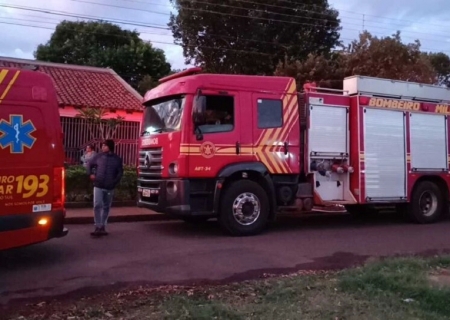 Em Dourados, homem morre durante incêndio em residência