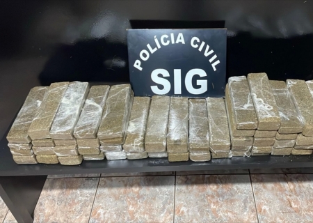 SIG prende dupla do Estado de São Paulo que entregaria carga de maconha em Nova Andradina