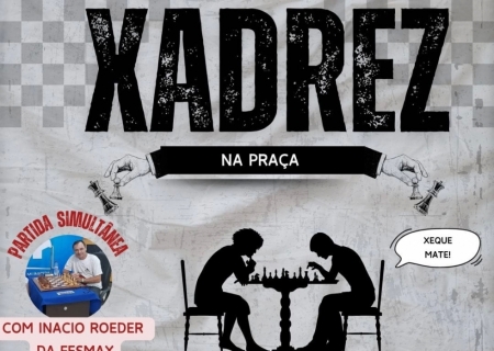 Funael promove torneios de xadrez na Praça das Águas neste sábado (31)