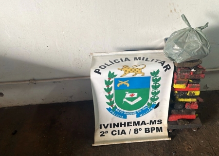 Polícia Militar de Ivinhema encontra quase 29 kg de maconha em imóvel em construção