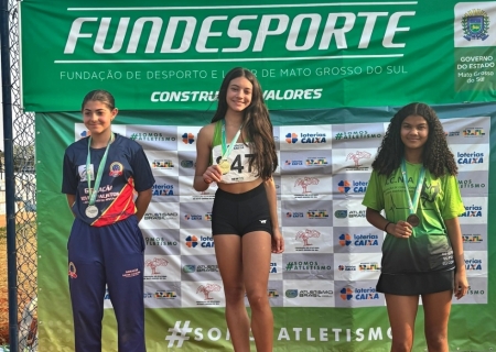 Nova-andradinenses se destacam em competições de atletismo em Campo Grande