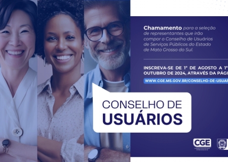 Conselho de Usuários dos Serviços Públicos: inscrições vão até 1º de outubro