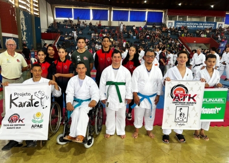 Atletas de Nova Andradina e Nova Casa Verde se destacam no Open Nacional de Karatê