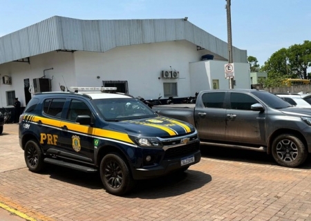 Caminhonete é recuperada pela PRF em Campo Grande a caminho da fronteira