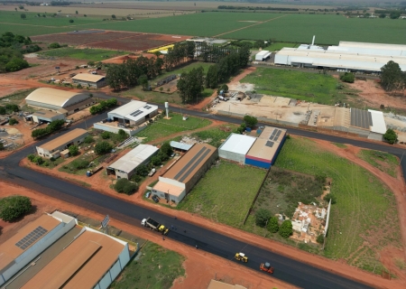 Obras aceleradas no Distrito Industrial prometem impulsionar economia de Nova Andradina