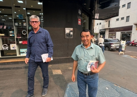 Na reta final, Marcos Dan e Tadao intensificam visitas e caminhadas