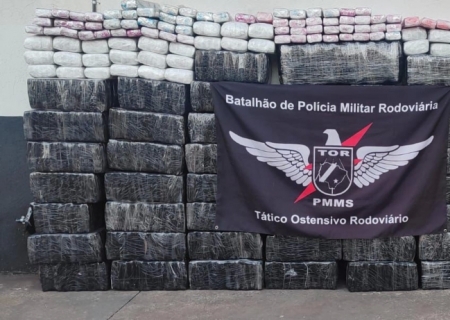 TOR apreende mais de 1,3 ton de droga em Amambai