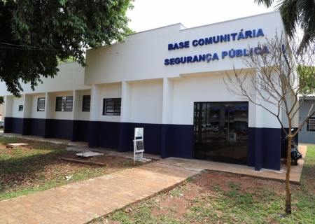 Base Comunitária da Polícia Militar no centro de Nova Andradina é reestruturada