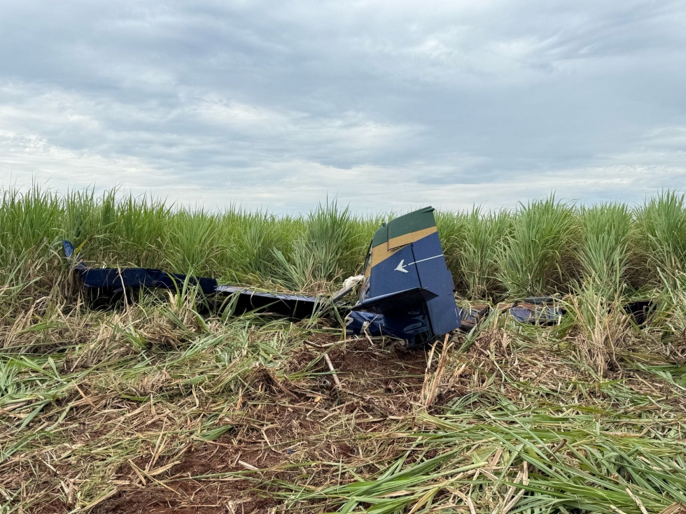 Identificado piloto que morreu em queda de avião agrícola em Nova Andradina