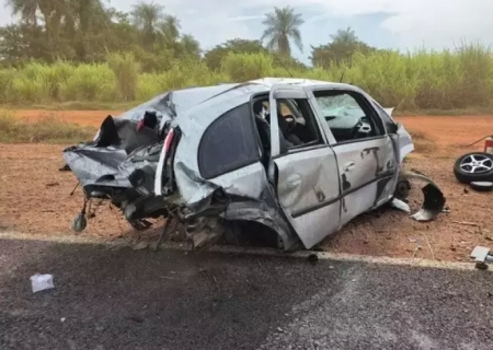 Motorista morre após ultrapassagem mal sucedida na BR-163 em Itaquiraí