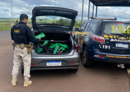 Traficante é preso pela PRF com mais de 100 kg de maconha em Eldorado