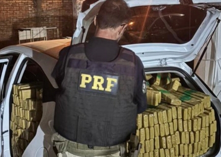 Veículo com mais de 1,3 toneladas de maconha é apreendido após perseguição policial em Sidrolândia