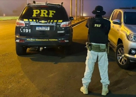 Polícia Rodoviária Federal recupera Hilux furtada em Eldorado