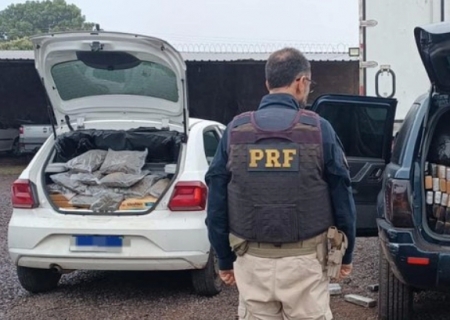 PRF apreende mais de 1,7 tonelada de maconha na BR-060 em Campo Grande