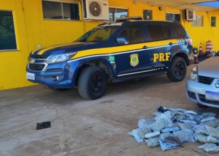 PRF apreende carga de skunk e maconha em Água Clara