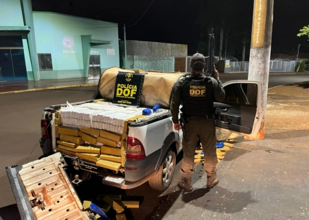 Strada furtada no Paraná é recuperada pelo DOF carregada com mais de 900 kg de drogas