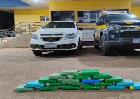 PRF encontra mais de 20 kg de cocaína escondidos no tanque de combustível de um veículo em Miranda