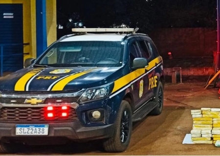Veículo com 76 kg de maconha é apreendido em Rio Brilhante