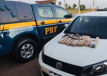PRF apreende maconha e haxixe durante abordagem na BR-267 em Bataguassu