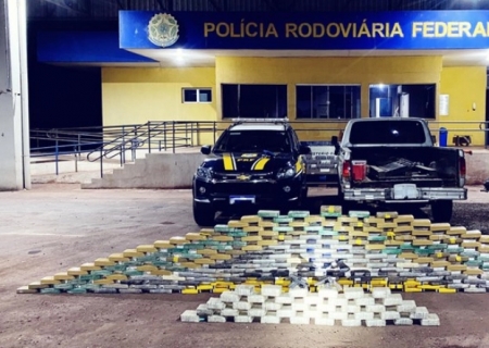 Dupla é presa com armas, cocaína e haxixe em Miranda