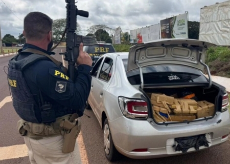 PRF apreende 243 kg de maconha em Dourados