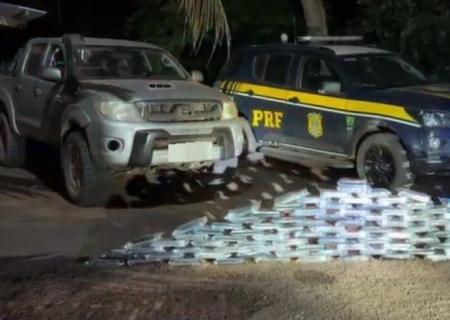 Caminhonete com mais de 100 kg de cocaína é apreendida pela PRF em MS